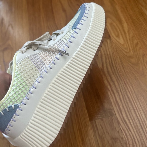 Nicole Miller Brita platform sneakers multi-colored Size 8.5 - Picture 7 of 9